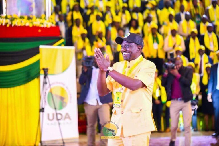 President William Ruto during UDA National Governing Council (NGC) on September 29, 2023 at the BOMAS of Kenya. PHOTO/UDA.
