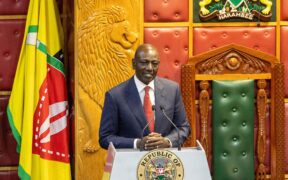 President William Ruto delivering a State address in Parliament on November 20, 2025. PHOTO/CF