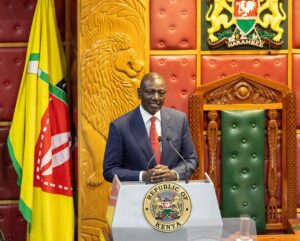 President William Ruto delivering a State address in Parliament on November 20, 2025. PHOTO/CF