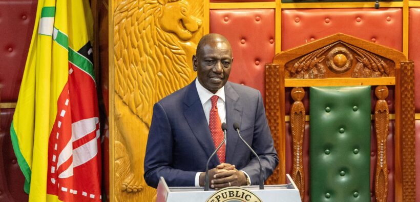 President William Ruto delivering a State address in Parliament on November 20, 2025. PHOTO/CF