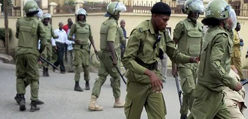 Tanzania Police officers. PHOTO/Africa News.