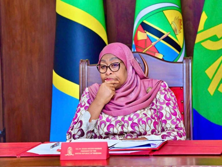 Tanzania President Samia Suluhu. PHOTO/Courtesy.
