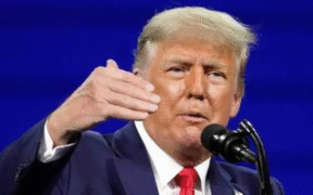 US President Donald Trump speaking at past event. PHOTO/pixels