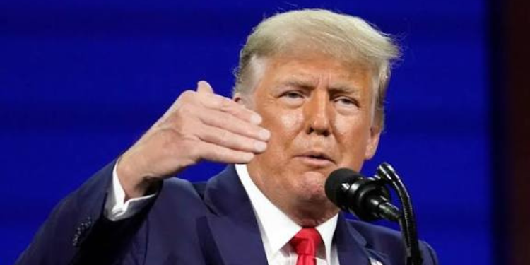 US President Donald Trump speaking at past event. PHOTO/pixels