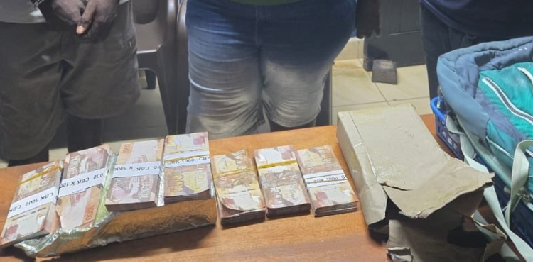 DCI has arrested 3 suspects with Ksh1.7 million fake cash. PHOTO/DCI.