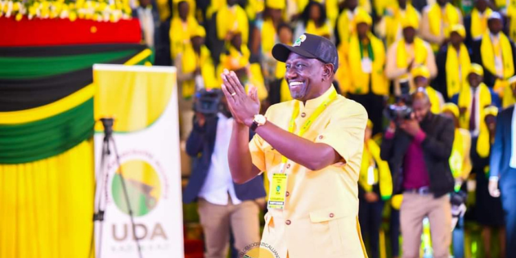 UDA Party leader William Ruto at past UDA event. PHOTO/pixel