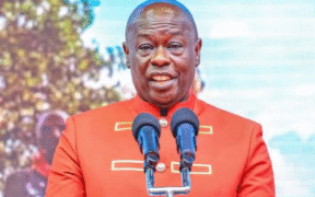 Former Deputy President Rigathi Gachagua at DCP past event. PHOTO/DCP X