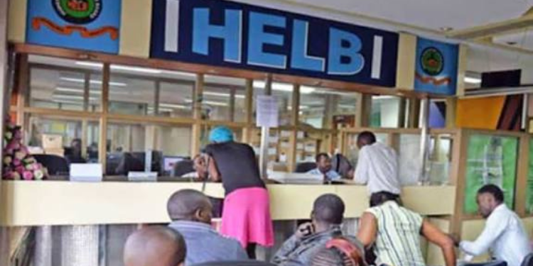 People getting services at HELB office. PHOTO/Courtesy