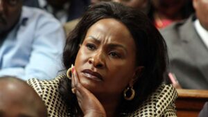 Machakos Governor, Wavinya Ndeti In A Past Court Event. PHOTO/ Courtesy 