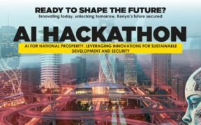 A photo of AI Hackathon 2025 poster.