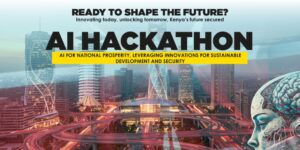 A photo of AI Hackathon 2025 poster.