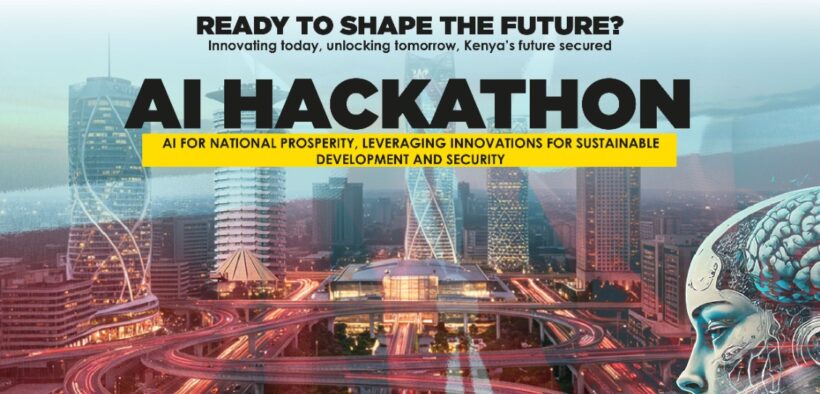 A photo of AI Hackathon 2025 poster.