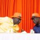President William Ruto consults with ODM party leader Oburu Oginga during the ODM’S Founders Dinner in Mombasa. PHOTO/ODM.