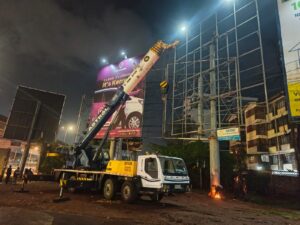 Nairobi Chief Officer for Urban Development and Planning Patrick Analo Akivaga confirmed that 20 illegal billboards have already been removed