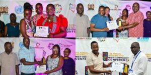 Suna West MP Peter Masara, Nominated MP Irene Mayaka, Kaiti MP Joshua Kimilu and Manyatta MP John Mukunji awarded for sponsoring good bills. PHOTO/Parliament.