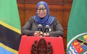 Tanzania President Samia Suluhu Hassan speaking at past event. PHOTO/pixels