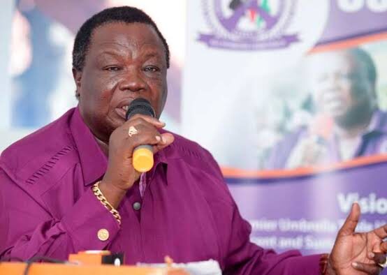 COTU Secretary General Francis Atwoli speaking at past event. PHOTO/NA