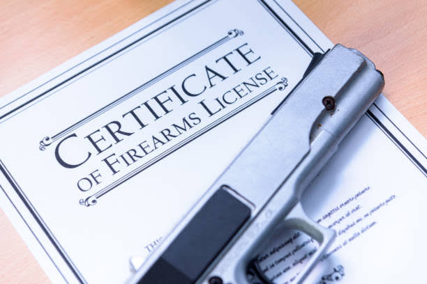 A sample of Firearm Certificate for illustration purposes. PHOTO/IS