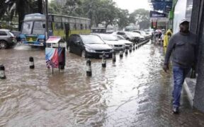 Nairobi town after previous rains. PHOTO/NL