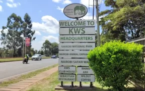 Kenya Wildlife Service (KWS) Sign in Nairobi. PHOTO/Dreamtime.