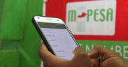 The Image Shows a Person Using the M-Pesa Mobile Money Transfer Service on a Smartphone. PHOTO/ COURTESY