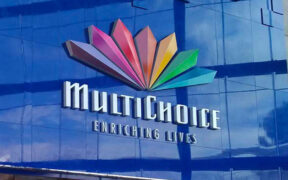 A MultiChoice Logo On A Building. PHOTO/ Courtesy
