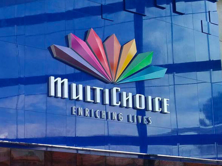 A MultiChoice Logo On A Building. PHOTO/ Courtesy