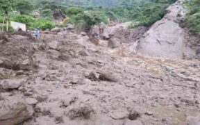 Landslide in Elgeyo Marakwet. PHOTO/Stephen Rutto.