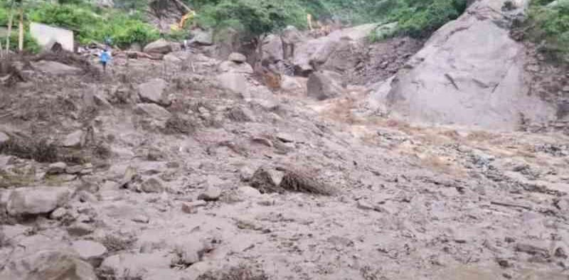 Landslide in Elgeyo Marakwet. PHOTO/Stephen Rutto.