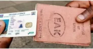The Image Shows both the Old "red booklet" and the Newer Smart Driving License from the Republic of Kenya. PHOTO/ Online