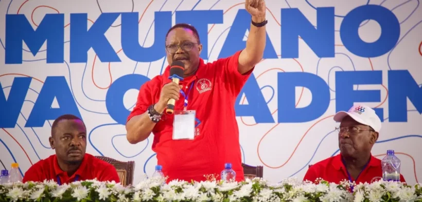 The chairman of Tanzania's main opposition party Chadema, Tundu Lissu, has been charged with treason [File: Ericky Boniphace/AFP]