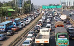 Traffic jam in Nairobi. PHOTO/NA