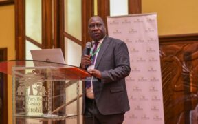 KTDA National Chairman, Chege Kirundi, addressed the Directors Conference, bringing together Directors from 71 KTDA-managed factories, Senior Management, and Subsidiary heads. PHOTO/KTDA/X