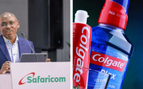A Collage of Safaricom’s CEO, Peter Ndegwa and Colgate Products. PHOTO/ File