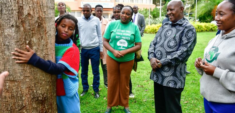 Nyeri County leadership including Governor Mutahi Kahiga have come together to show support to Truphena Muthoni