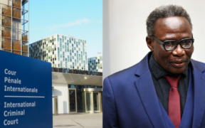 A Photo Collage of the International Criminal Court and Sudan's Janjaweed Leader Ali Muhammad Ali Abd-Al-Rahman, Widely Known as Ali Kushayb. PHOTO/ File