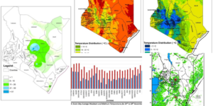 Kenya Met released parts of the country that were focused on in their weekly forecast report Image/Kenya Met 