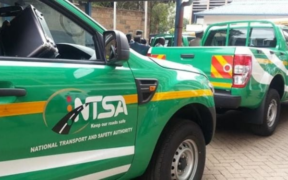 NTSA Vehicles in a Parking Space in Nairobi. PHOTO/ NTSA.