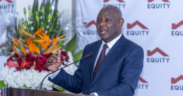 Equity Group Managing Director and CEO Dr.James Mwangi speaking during an event on October 30, 2025 . PHOTO/ Equity Bank Kenya X