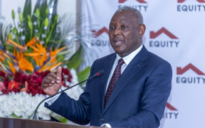 Equity Group Managing Director and CEO Dr.James Mwangi speaking during an event on October 30, 2025 . PHOTO/ Equity Bank Kenya X