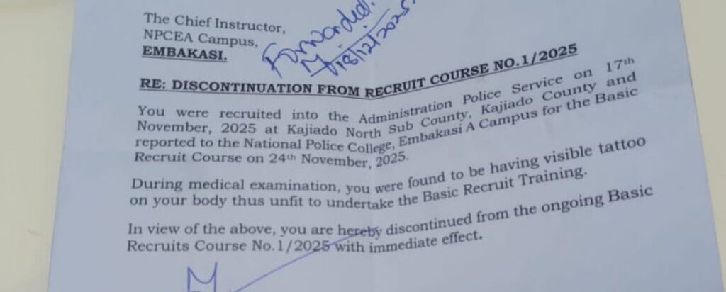 Police Recruitment notice 