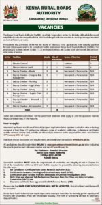 KeRRA job vacancies advert 