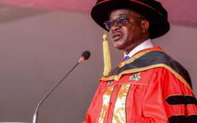 CS for education Julius Ogamba during a graduating ceremony Image/JO/X