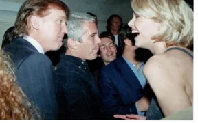 Donald Trump and Jeffrey Epstein in a photo released by the House Oversight Committee. PHOTO/House Oversight Committee.