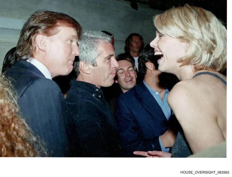Donald Trump and Jeffrey Epstein in a photo released by the House Oversight Committee. PHOTO/House Oversight Committee.