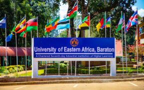 A photo of University of Eastern Afric, Baraton banner. PHOTO/UEAB
