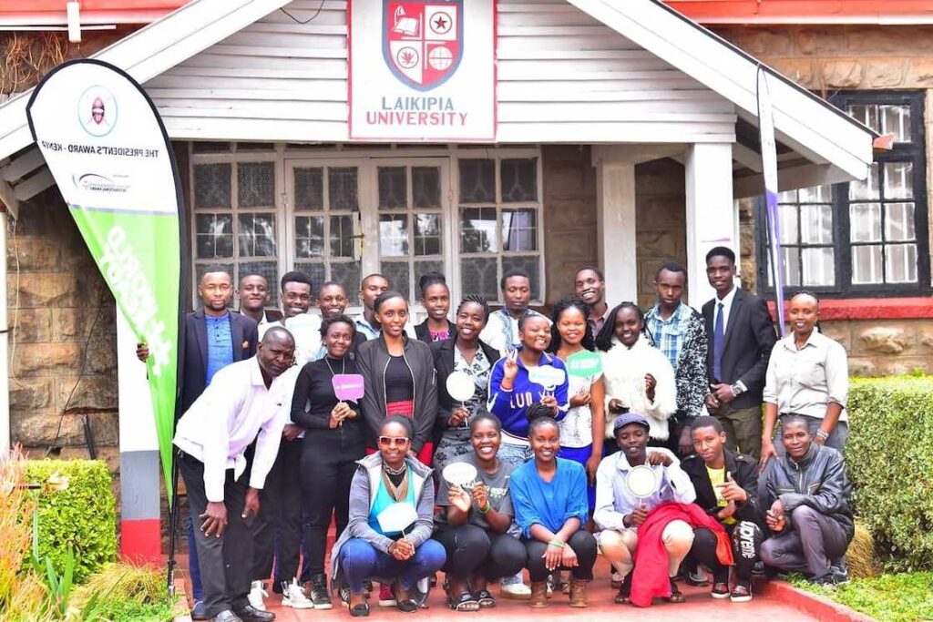Laikipia University structure and students. PHOTO/Courtesy 