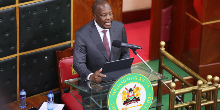 Cabinet Secretary for Agriculture and Livestock Development Mutahi Kagwe..Tea