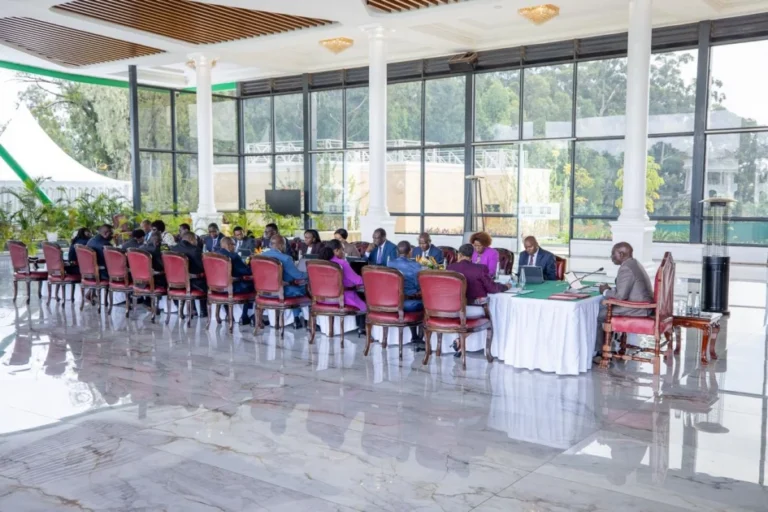 President William Ruto chairing a Cabinet meeting on December 15, 2025 in State House, Nairobi.