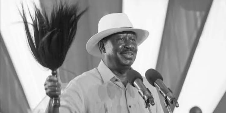 Former Prime Minister Raila Odinga